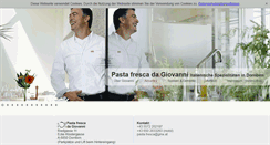 Desktop Screenshot of pastafresca.co.at