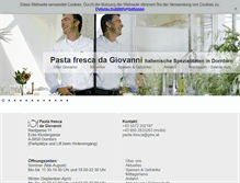 Tablet Screenshot of pastafresca.co.at