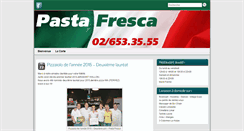 Desktop Screenshot of pastafresca.be