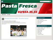 Tablet Screenshot of pastafresca.be